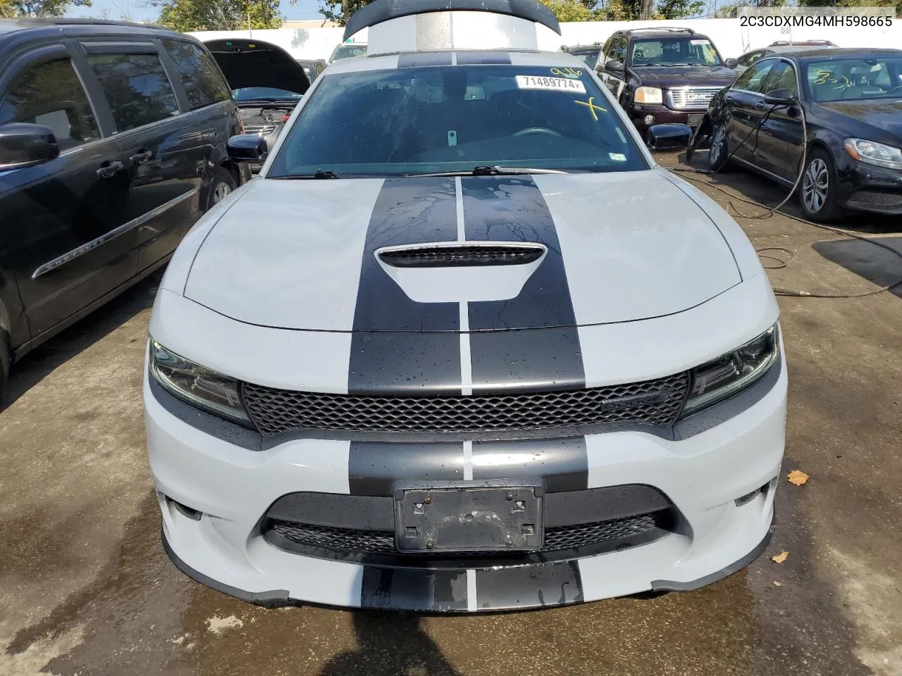 2021 Dodge Charger Gt VIN: 2C3CDXMG4MH598665 Lot: 71489774