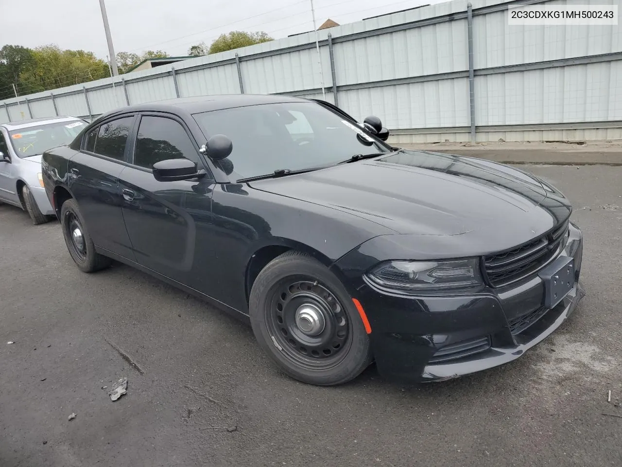 2021 Dodge Charger Police VIN: 2C3CDXKG1MH500243 Lot: 71549294