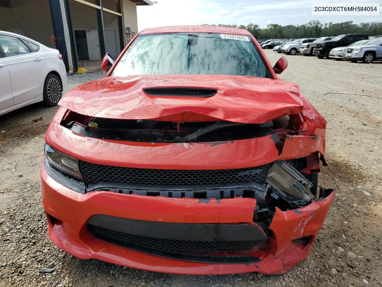 2021 Dodge Charger R/T VIN: 2C3CDXCT6MH584054 Lot: 71707454