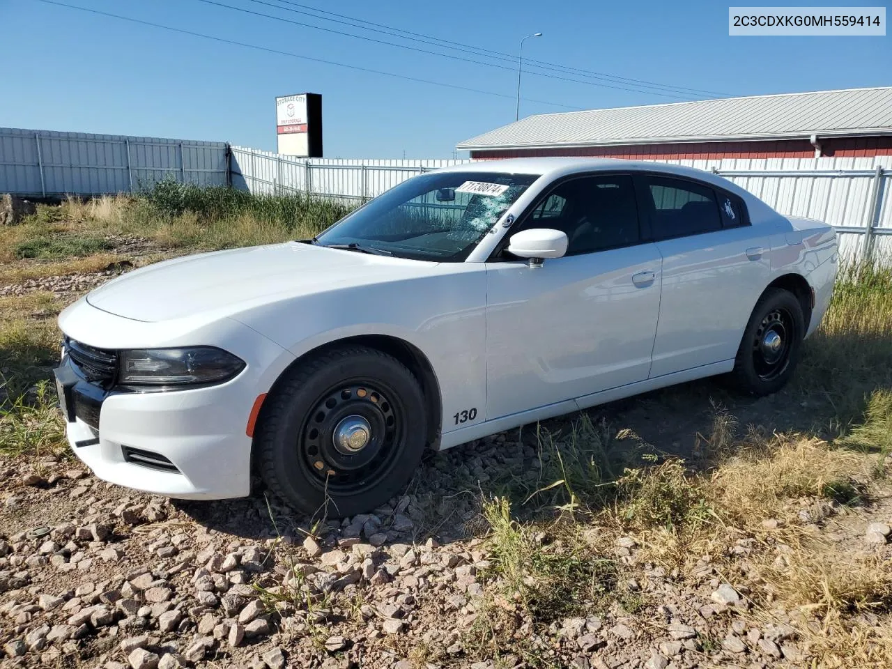 2C3CDXKG0MH559414 2021 Dodge Charger Police