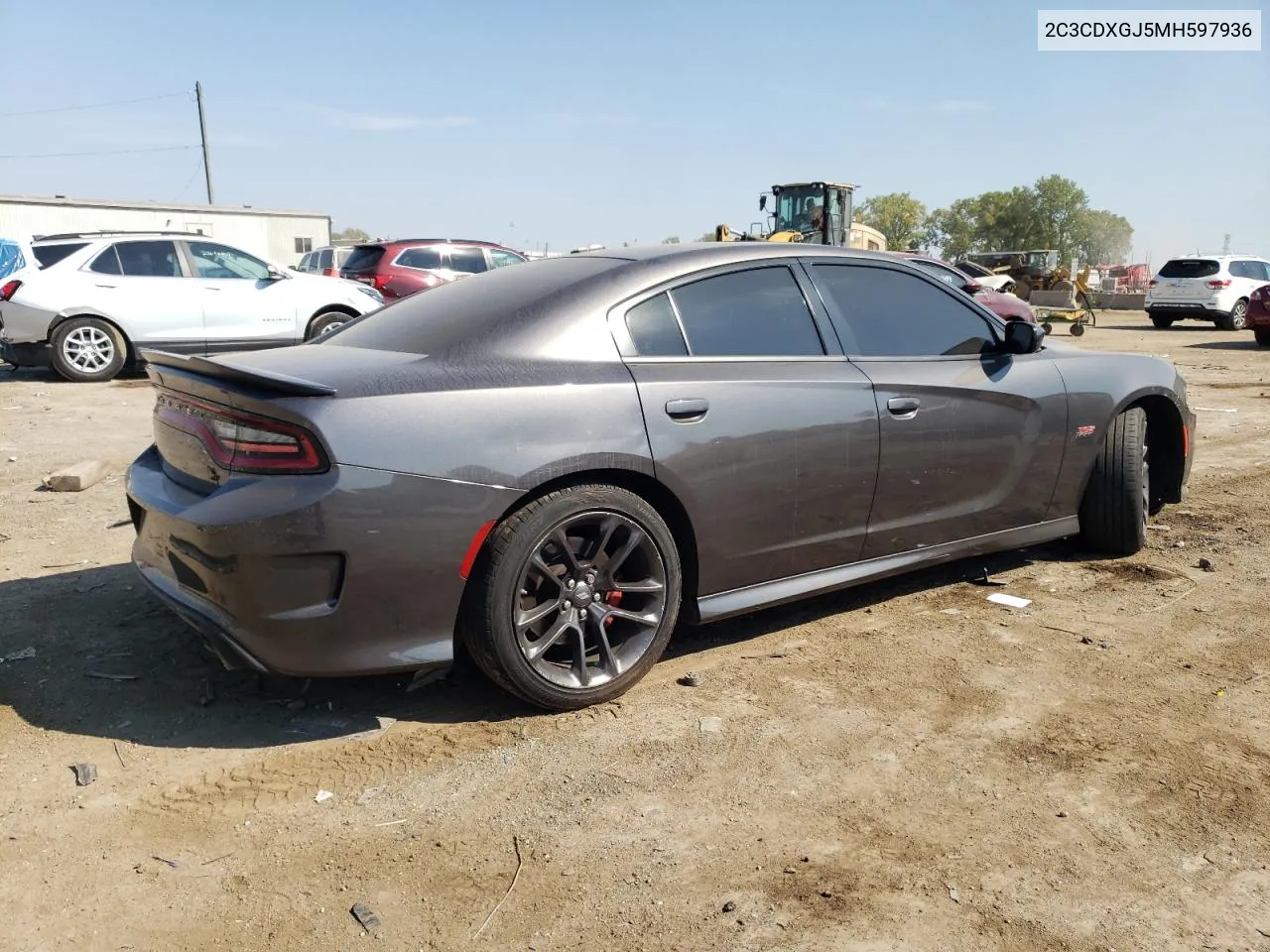 2021 Dodge Charger Scat Pack VIN: 2C3CDXGJ5MH597936 Lot: 71734584