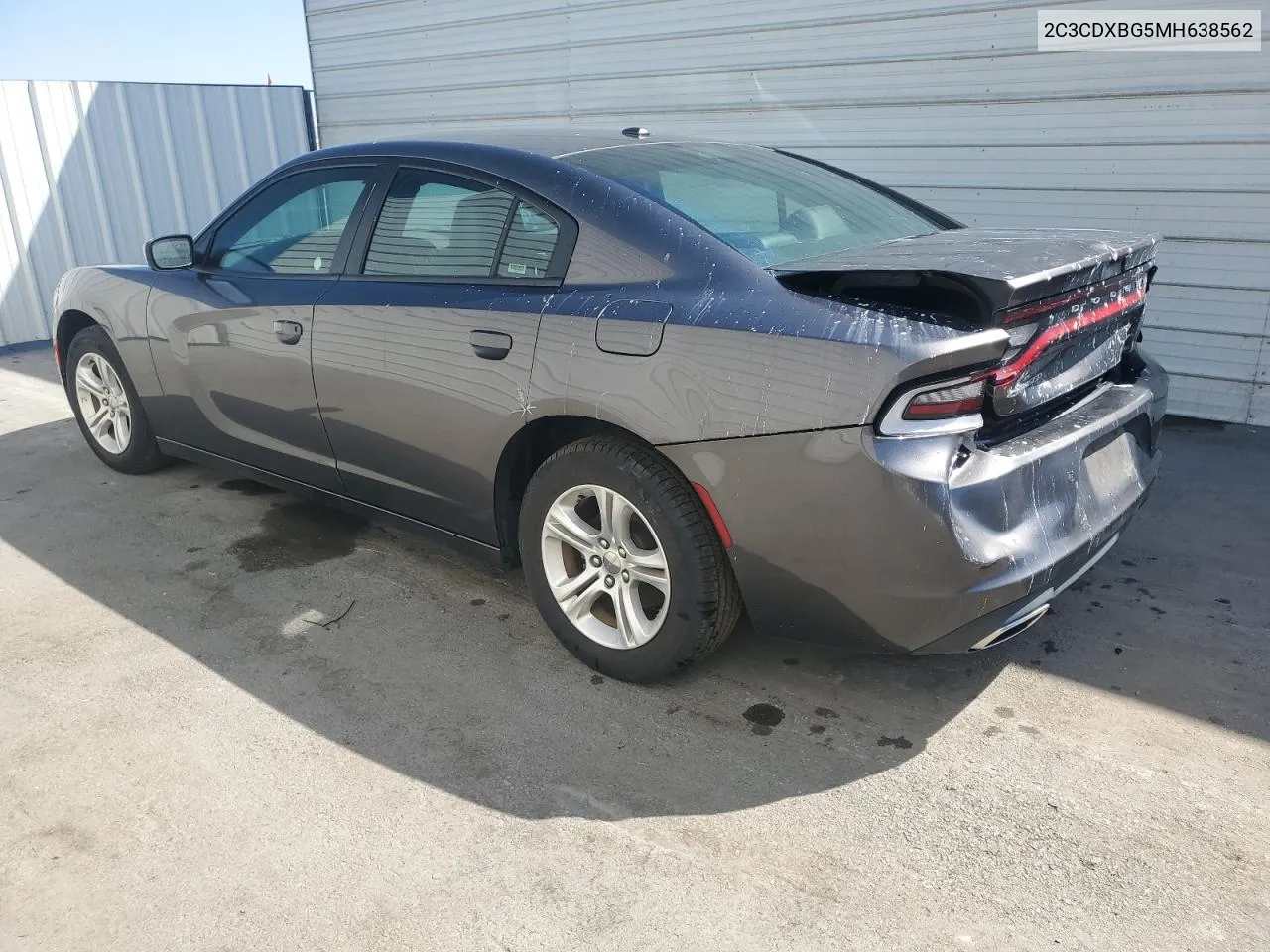 2021 Dodge Charger Sxt VIN: 2C3CDXBG5MH638562 Lot: 71788934