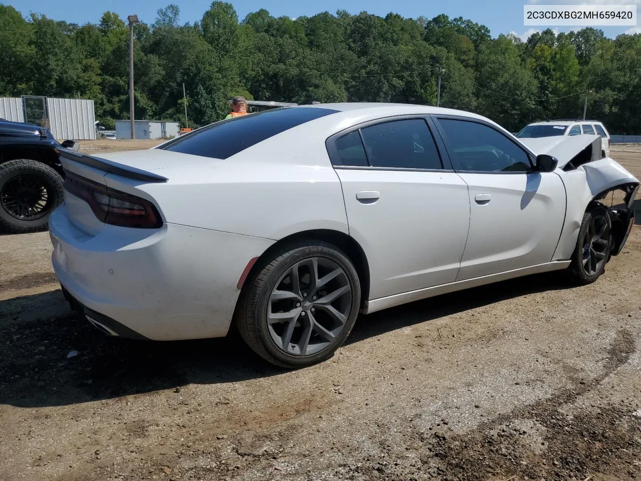 2021 Dodge Charger Sxt VIN: 2C3CDXBG2MH659420 Lot: 71795194