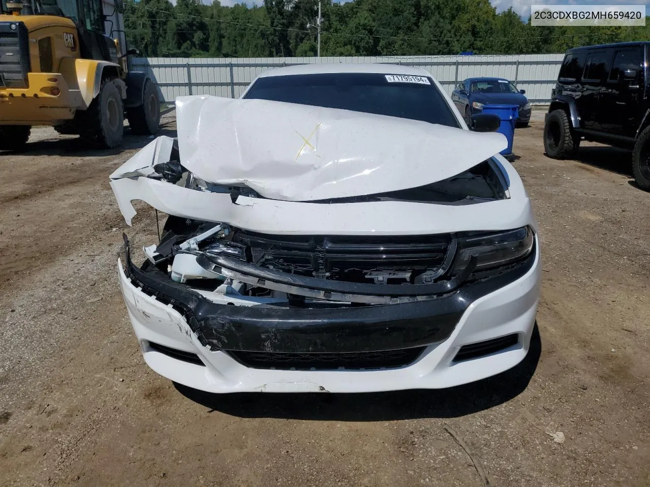 2C3CDXBG2MH659420 2021 Dodge Charger Sxt