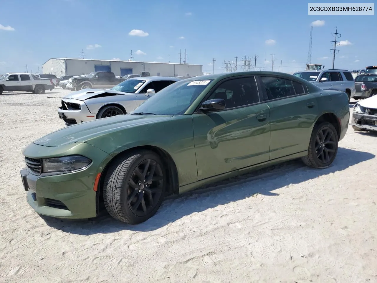 2021 Dodge Charger Sxt VIN: 2C3CDXBG3MH628774 Lot: 71945374