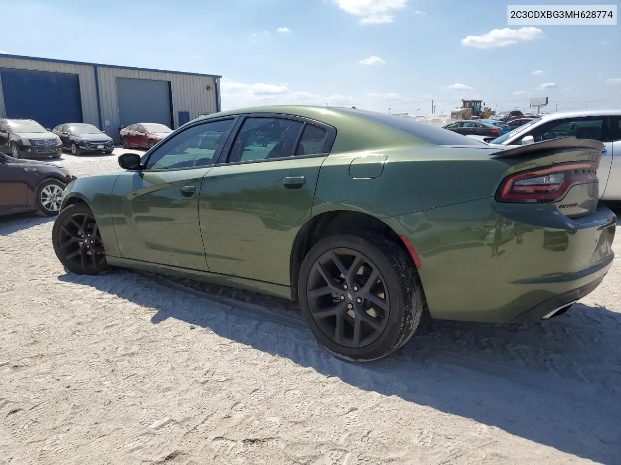 2021 Dodge Charger Sxt VIN: 2C3CDXBG3MH628774 Lot: 71945374