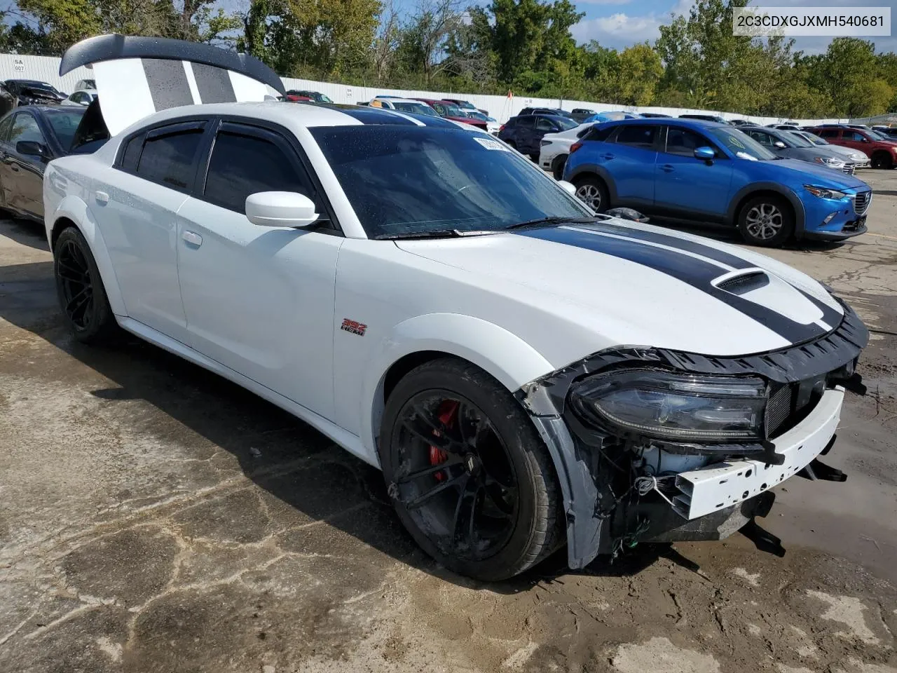 2021 Dodge Charger Scat Pack VIN: 2C3CDXGJXMH540681 Lot: 72051194