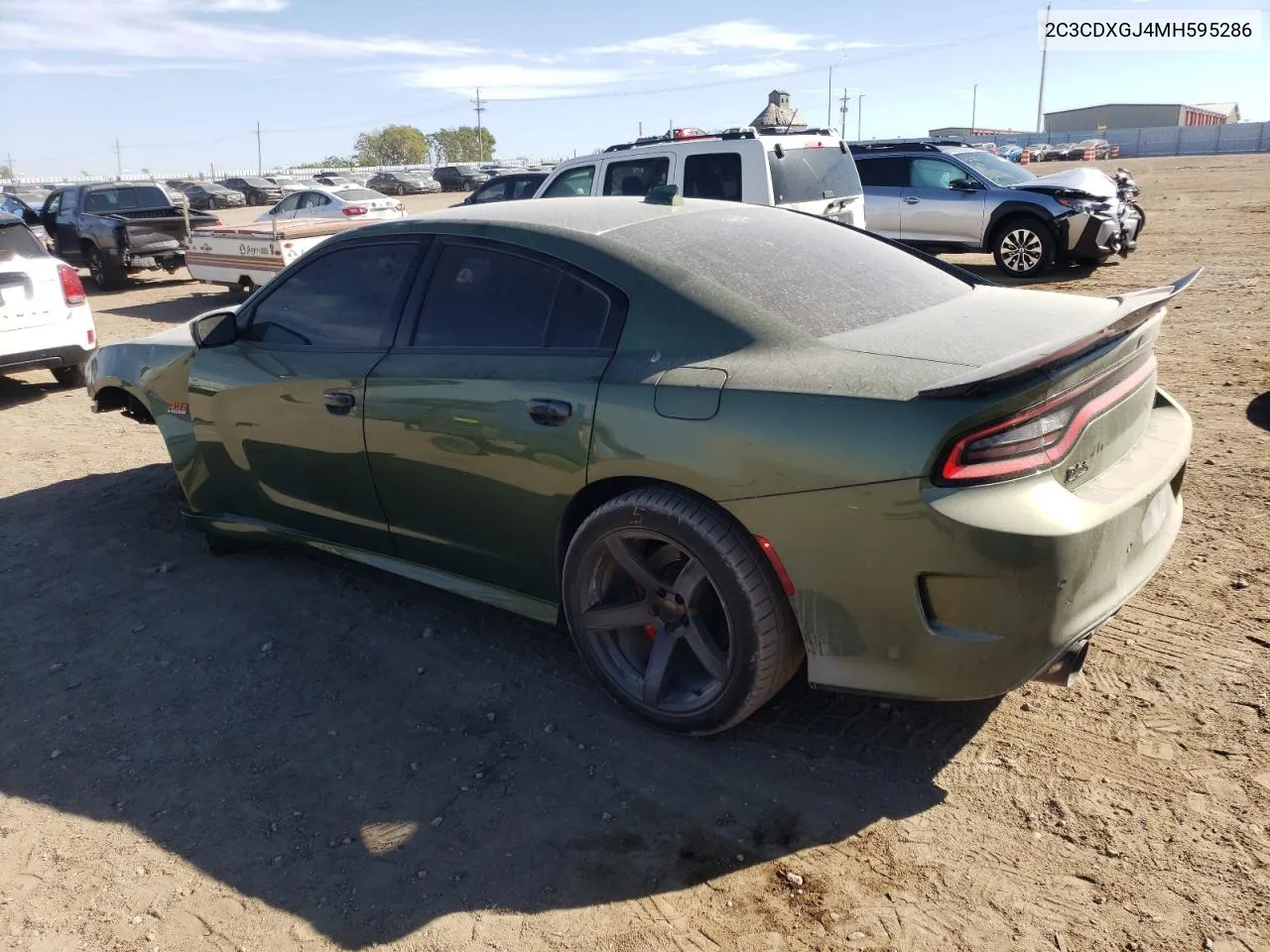 2021 Dodge Charger Scat Pack VIN: 2C3CDXGJ4MH595286 Lot: 72565314