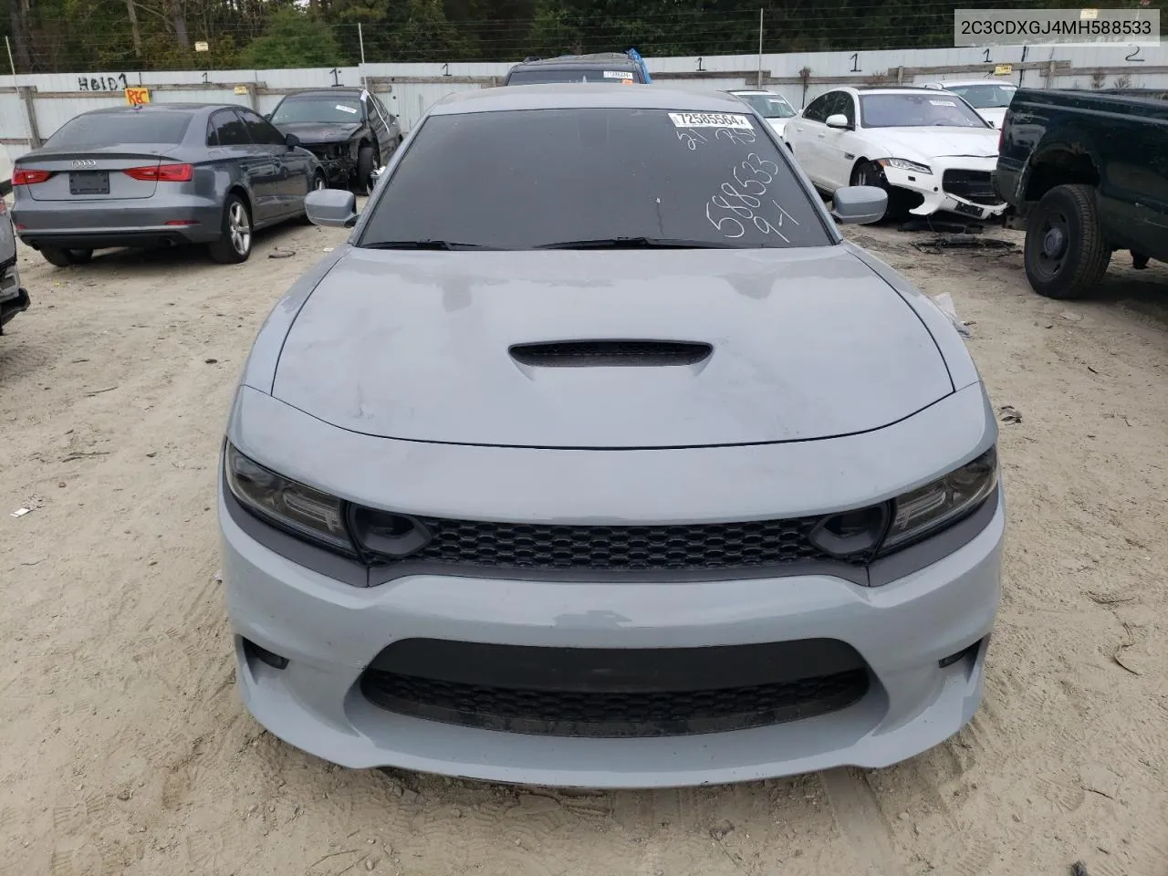 2021 Dodge Charger Scat Pack VIN: 2C3CDXGJ4MH588533 Lot: 72585564