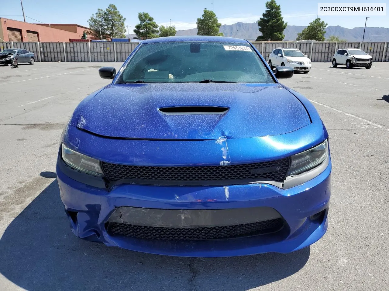 2021 Dodge Charger R/T VIN: 2C3CDXCT9MH616401 Lot: 72651034