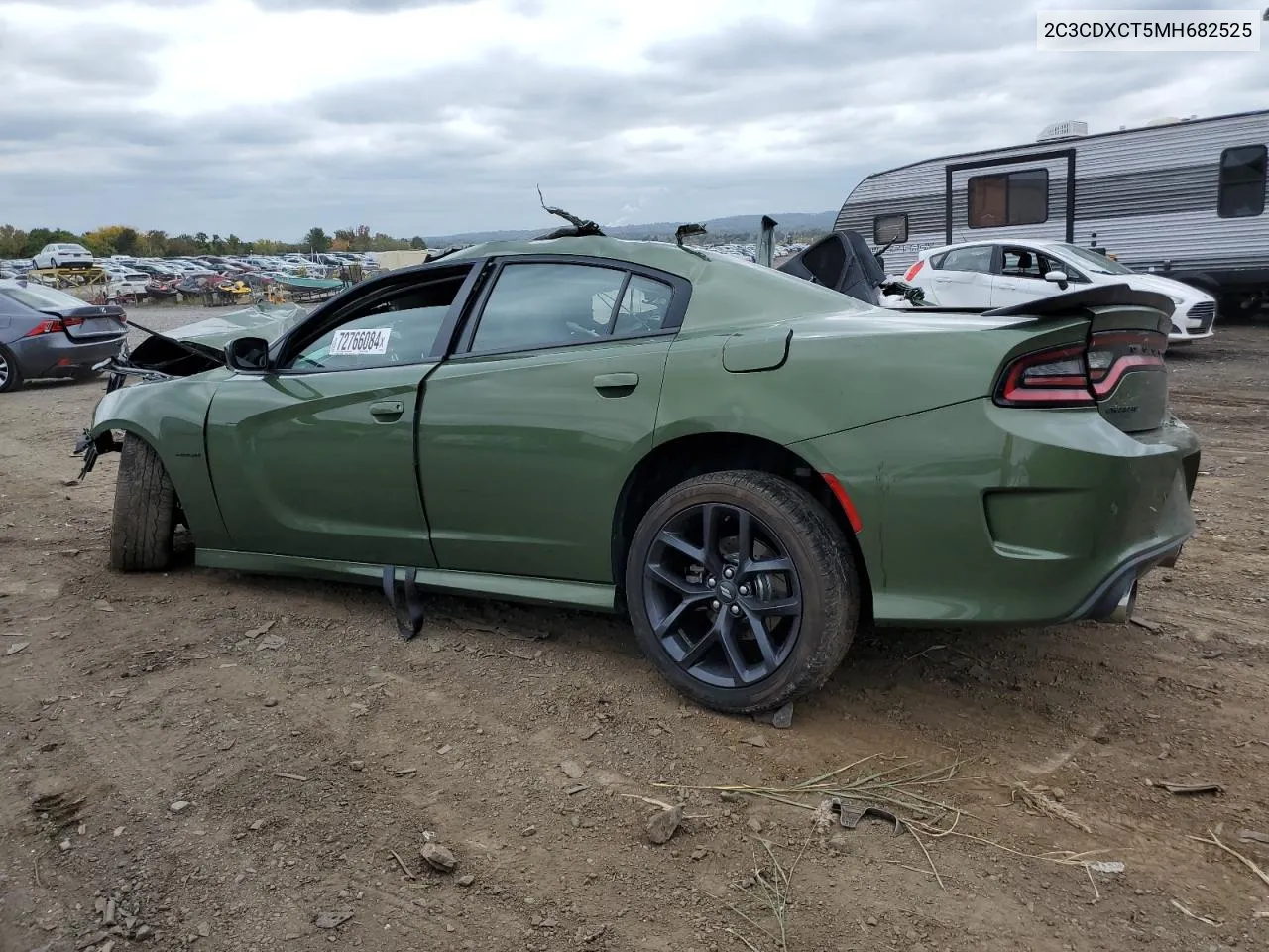 2021 Dodge Charger R/T VIN: 2C3CDXCT5MH682525 Lot: 72766084