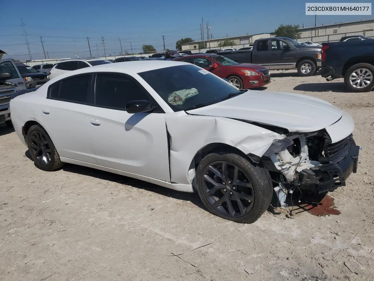 2021 Dodge Charger Sxt VIN: 2C3CDXBG1MH640177 Lot: 72958874