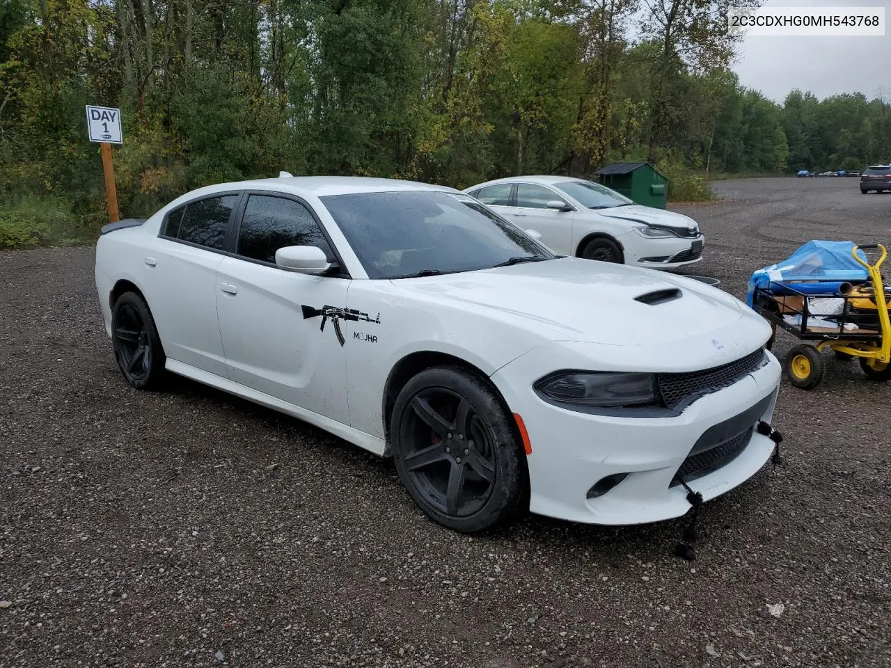 2021 Dodge Charger Gt VIN: 2C3CDXHG0MH543768 Lot: 73056194