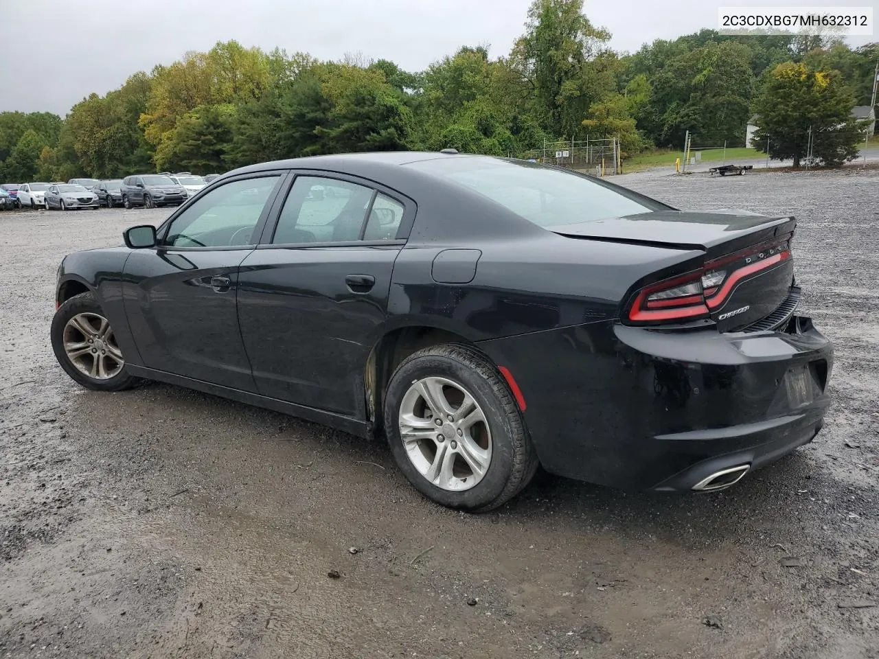 2021 Dodge Charger Sxt VIN: 2C3CDXBG7MH632312 Lot: 73156064