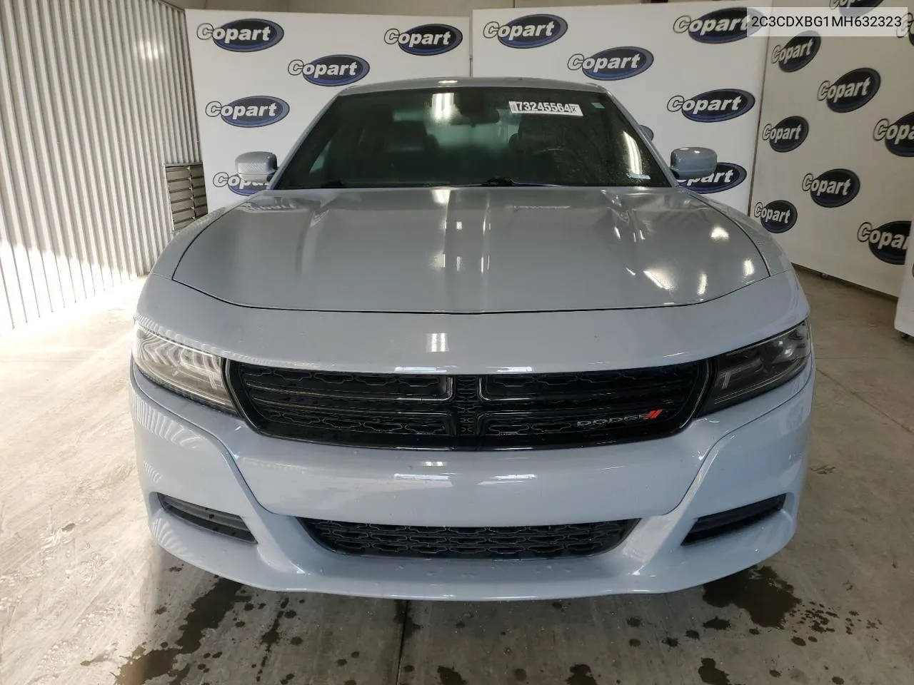 2021 Dodge Charger Sxt VIN: 2C3CDXBG1MH632323 Lot: 73245564