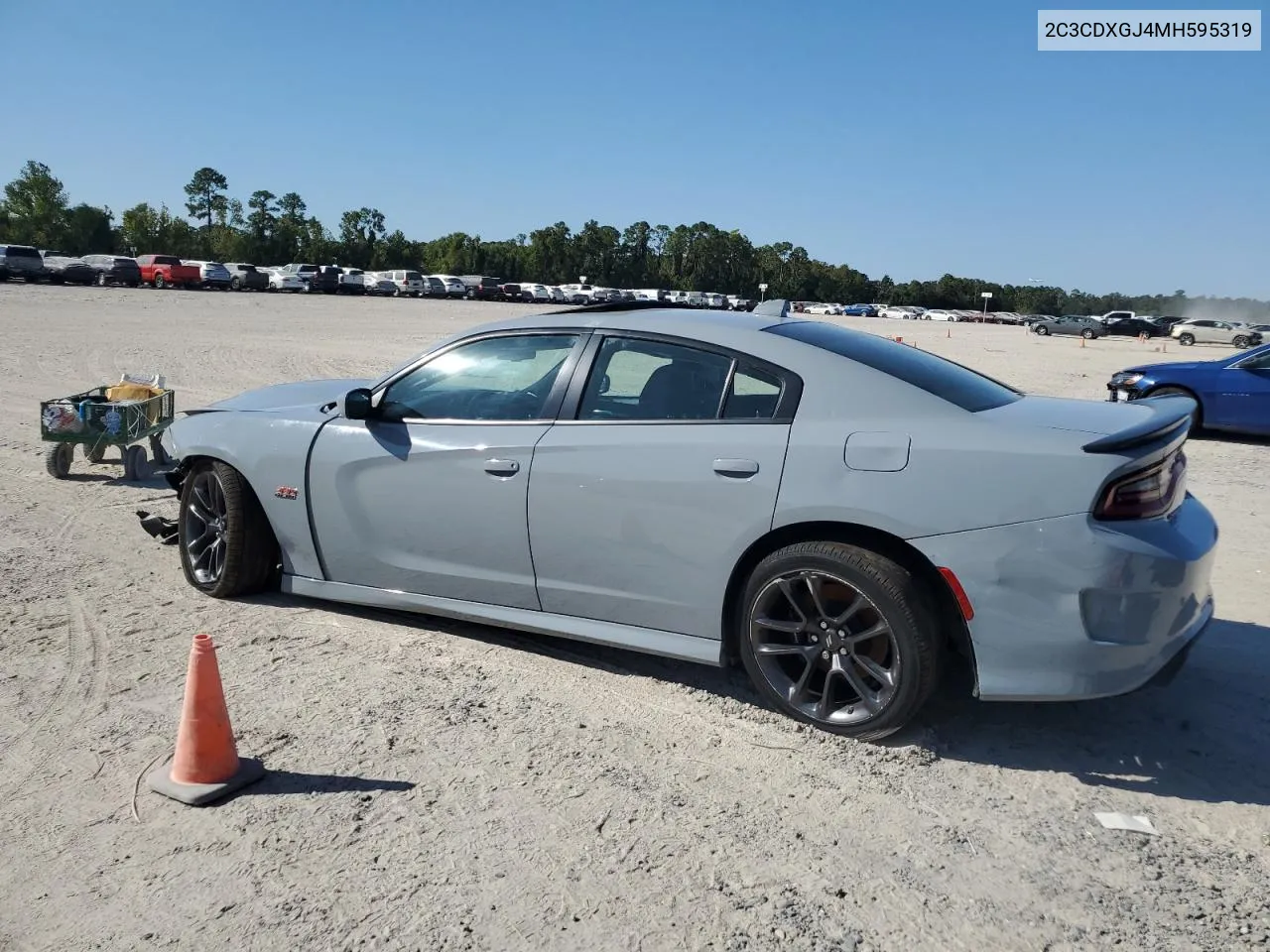 2021 Dodge Charger Scat Pack VIN: 2C3CDXGJ4MH595319 Lot: 73395754