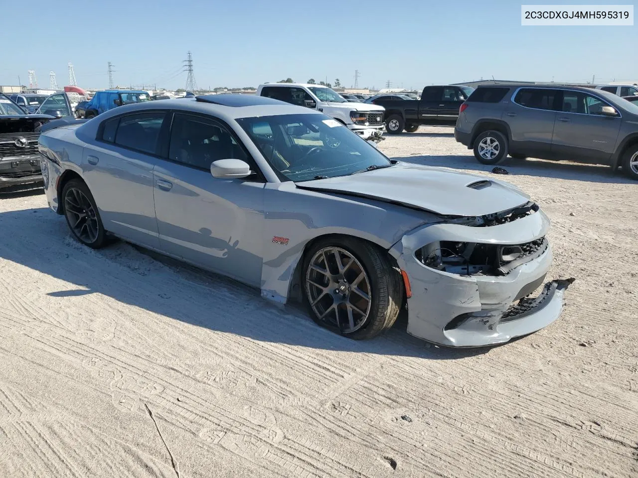 2021 Dodge Charger Scat Pack VIN: 2C3CDXGJ4MH595319 Lot: 73395754