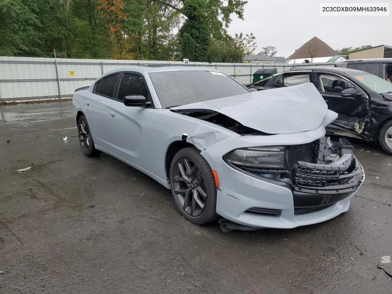 2021 Dodge Charger Sxt VIN: 2C3CDXBG9MH633946 Lot: 73463324