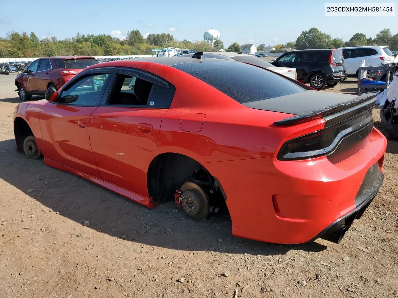 2021 Dodge Charger Gt VIN: 2C3CDXHG2MH581454 Lot: 73469854