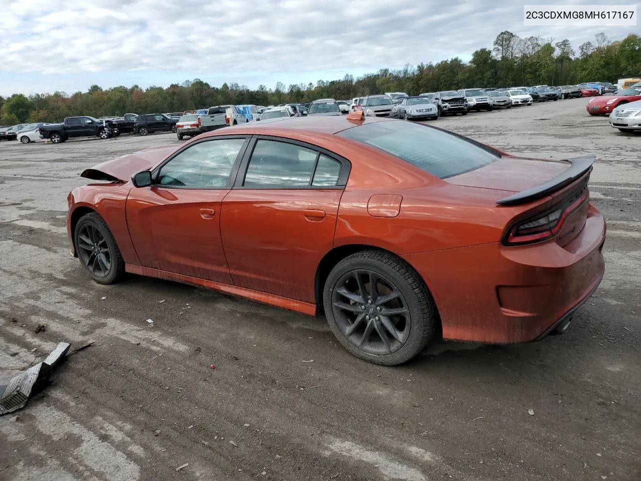 2021 Dodge Charger Gt VIN: 2C3CDXMG8MH617167 Lot: 74007734