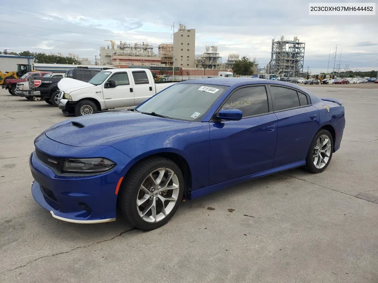 2021 Dodge Charger Gt VIN: 2C3CDXHG7MH644452 Lot: 74181844