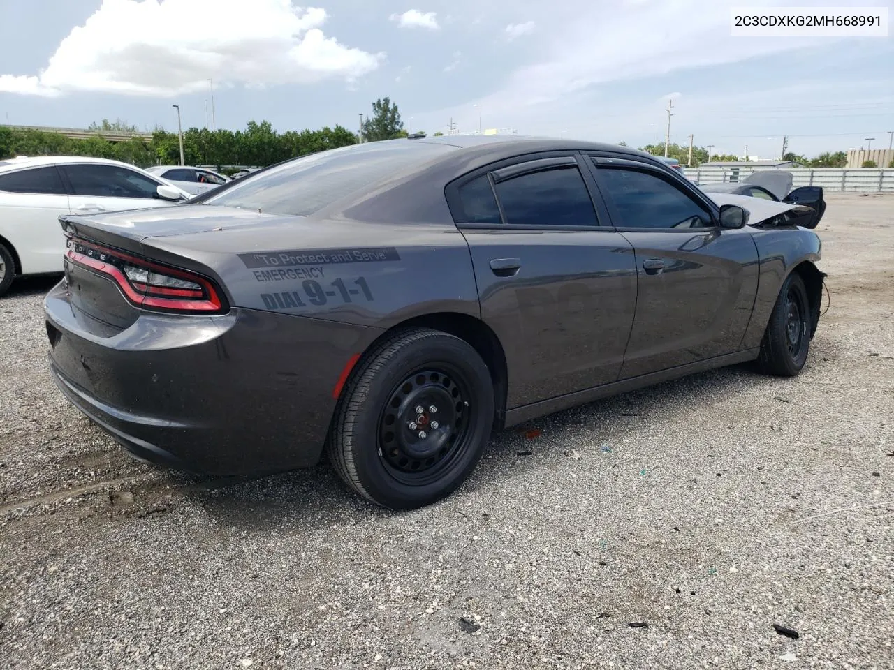 2021 Dodge Charger Police VIN: 2C3CDXKG2MH668991 Lot: 74229424