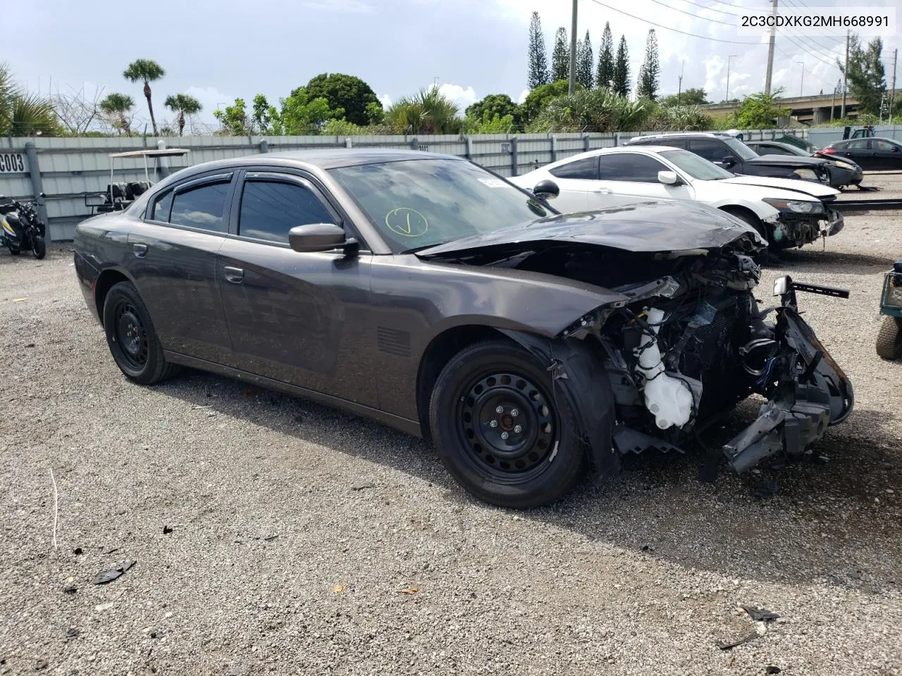 2021 Dodge Charger Police VIN: 2C3CDXKG2MH668991 Lot: 74229424