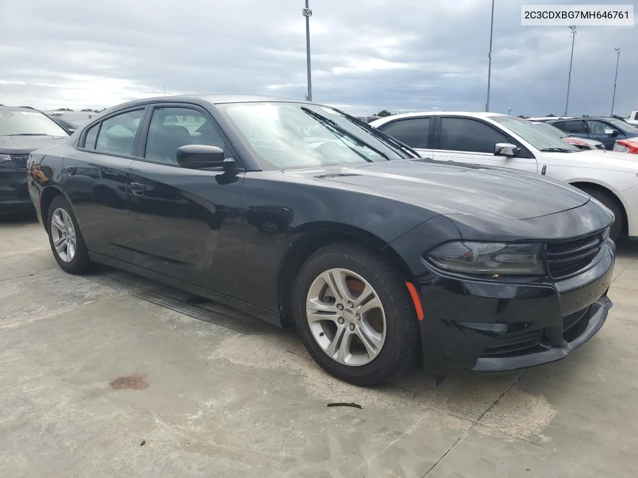 2021 Dodge Charger Sxt VIN: 2C3CDXBG7MH646761 Lot: 74334094