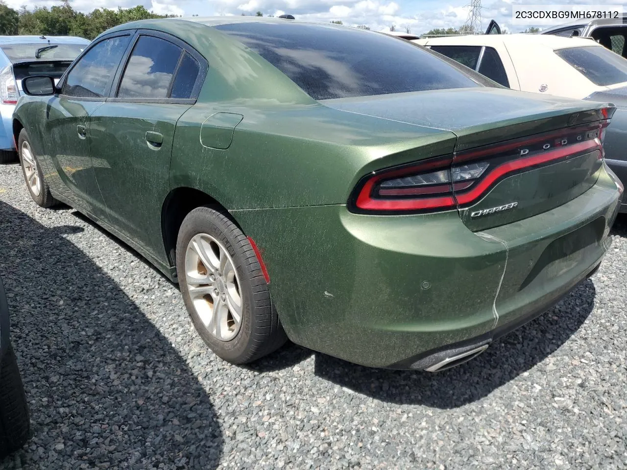 2021 Dodge Charger Sxt VIN: 2C3CDXBG9MH678112 Lot: 74477904