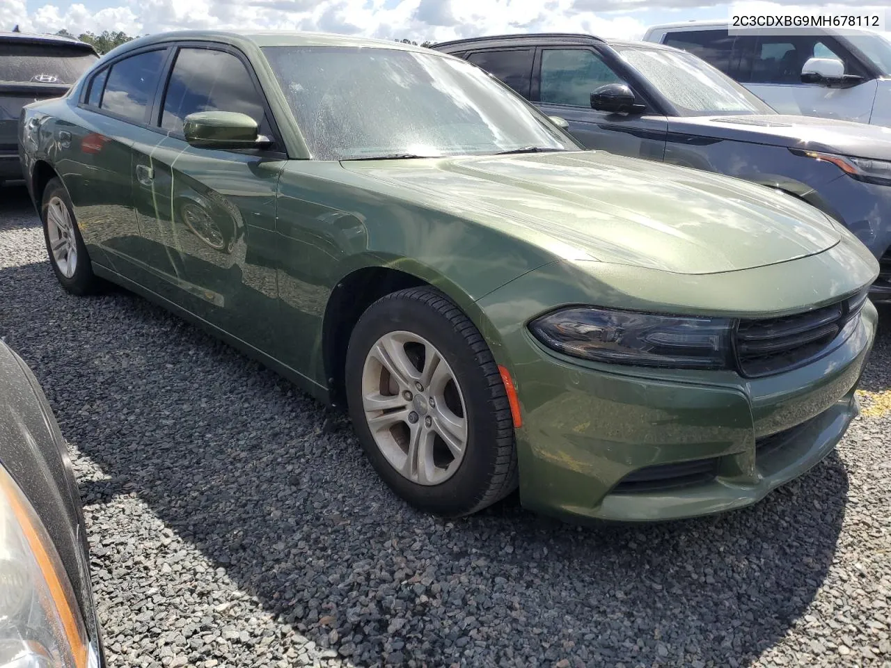 2021 Dodge Charger Sxt VIN: 2C3CDXBG9MH678112 Lot: 74477904