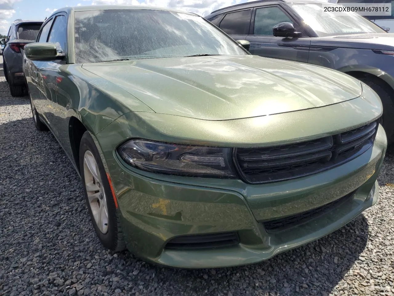 2021 Dodge Charger Sxt VIN: 2C3CDXBG9MH678112 Lot: 74477904