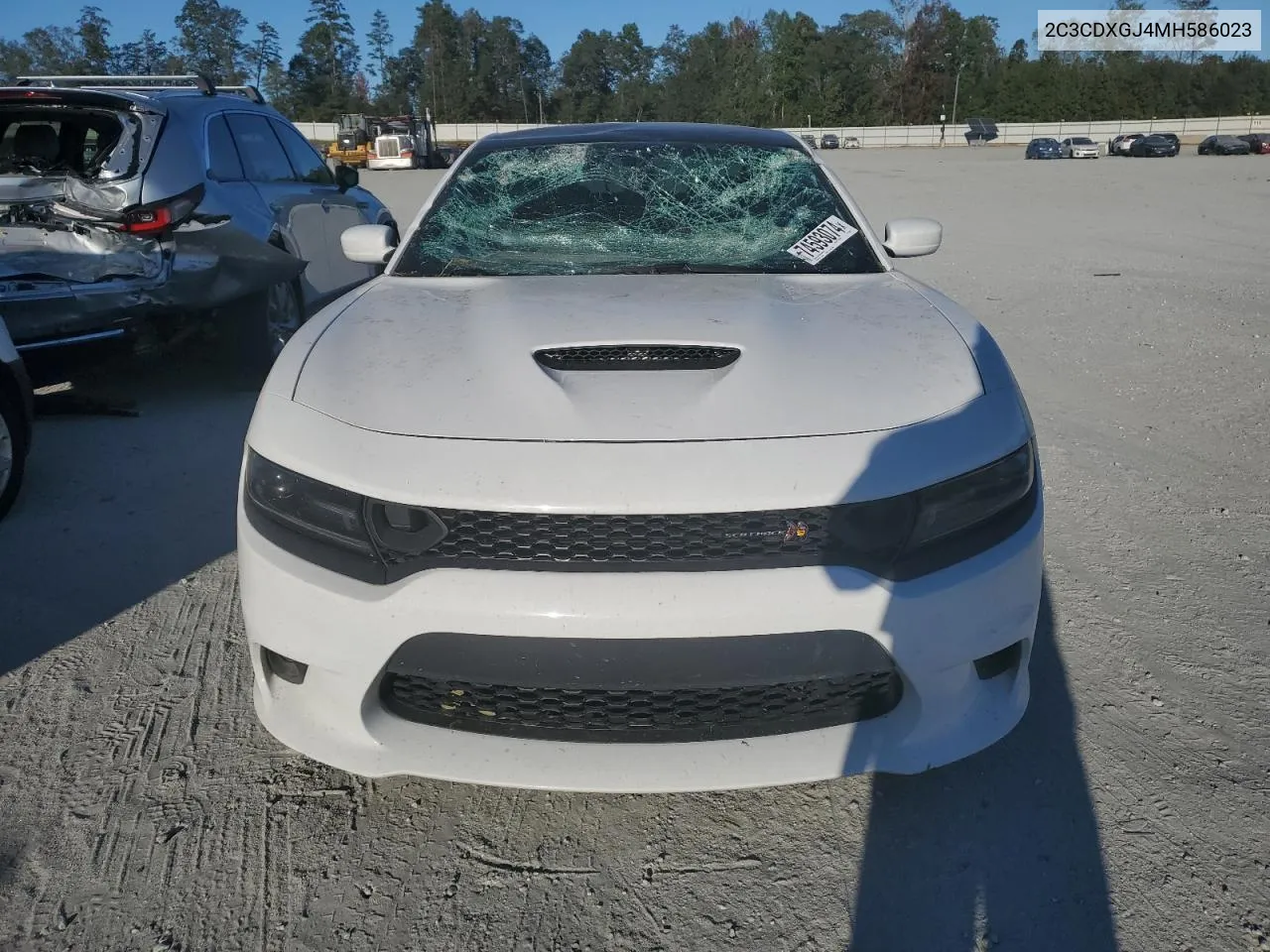 2021 Dodge Charger Scat Pack VIN: 2C3CDXGJ4MH586023 Lot: 74593074