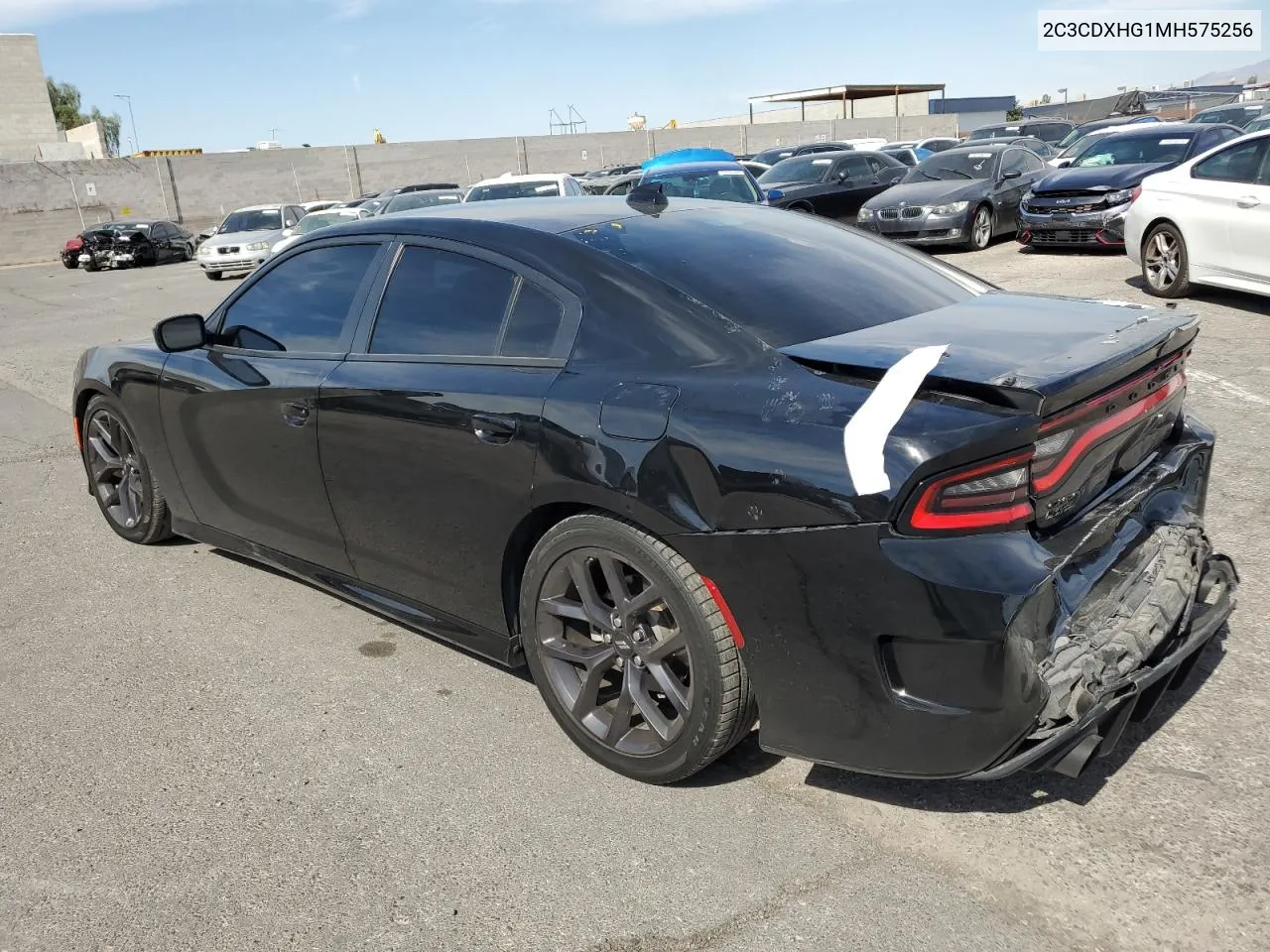 2021 Dodge Charger Gt VIN: 2C3CDXHG1MH575256 Lot: 75186444