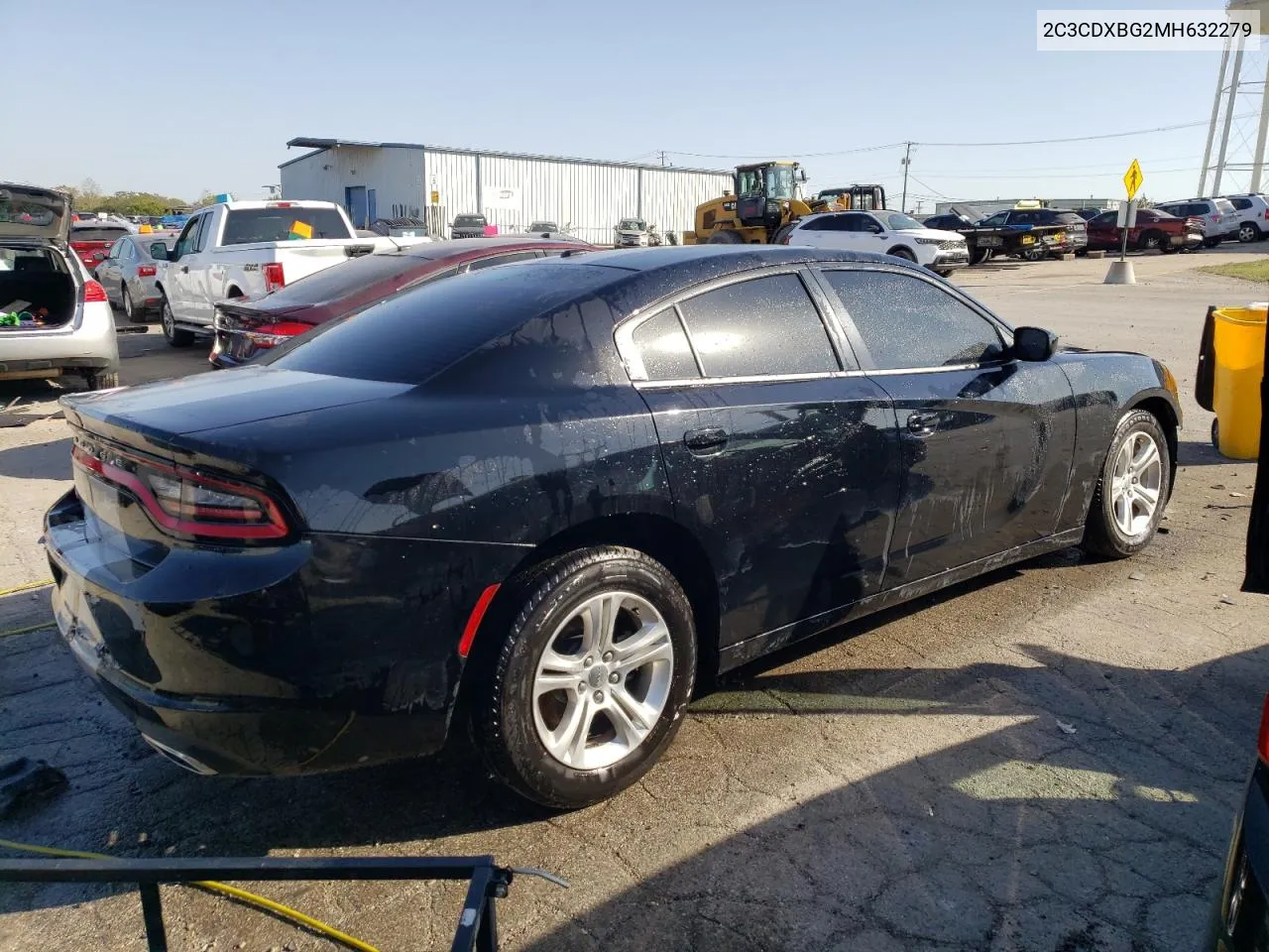 2021 Dodge Charger Sxt VIN: 2C3CDXBG2MH632279 Lot: 75216434