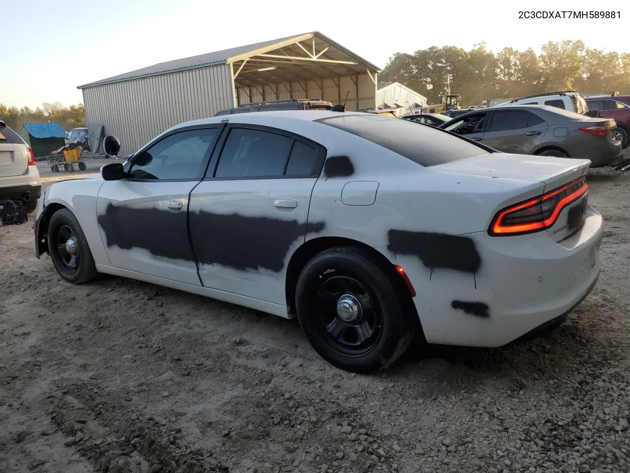 2021 Dodge Charger Police VIN: 2C3CDXAT7MH589881 Lot: 75275334