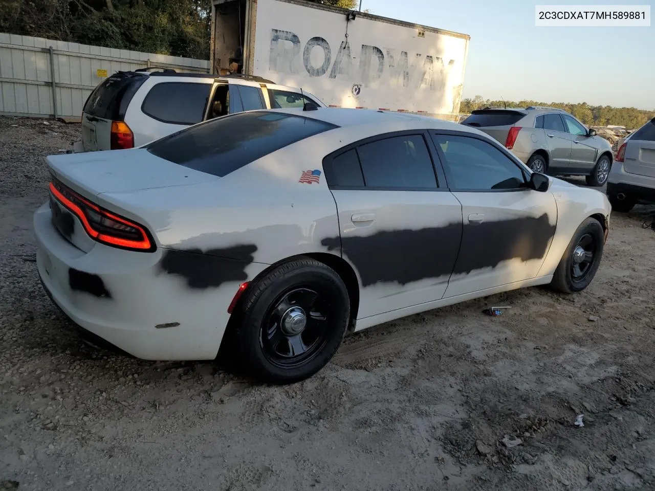 2021 Dodge Charger Police VIN: 2C3CDXAT7MH589881 Lot: 75275334