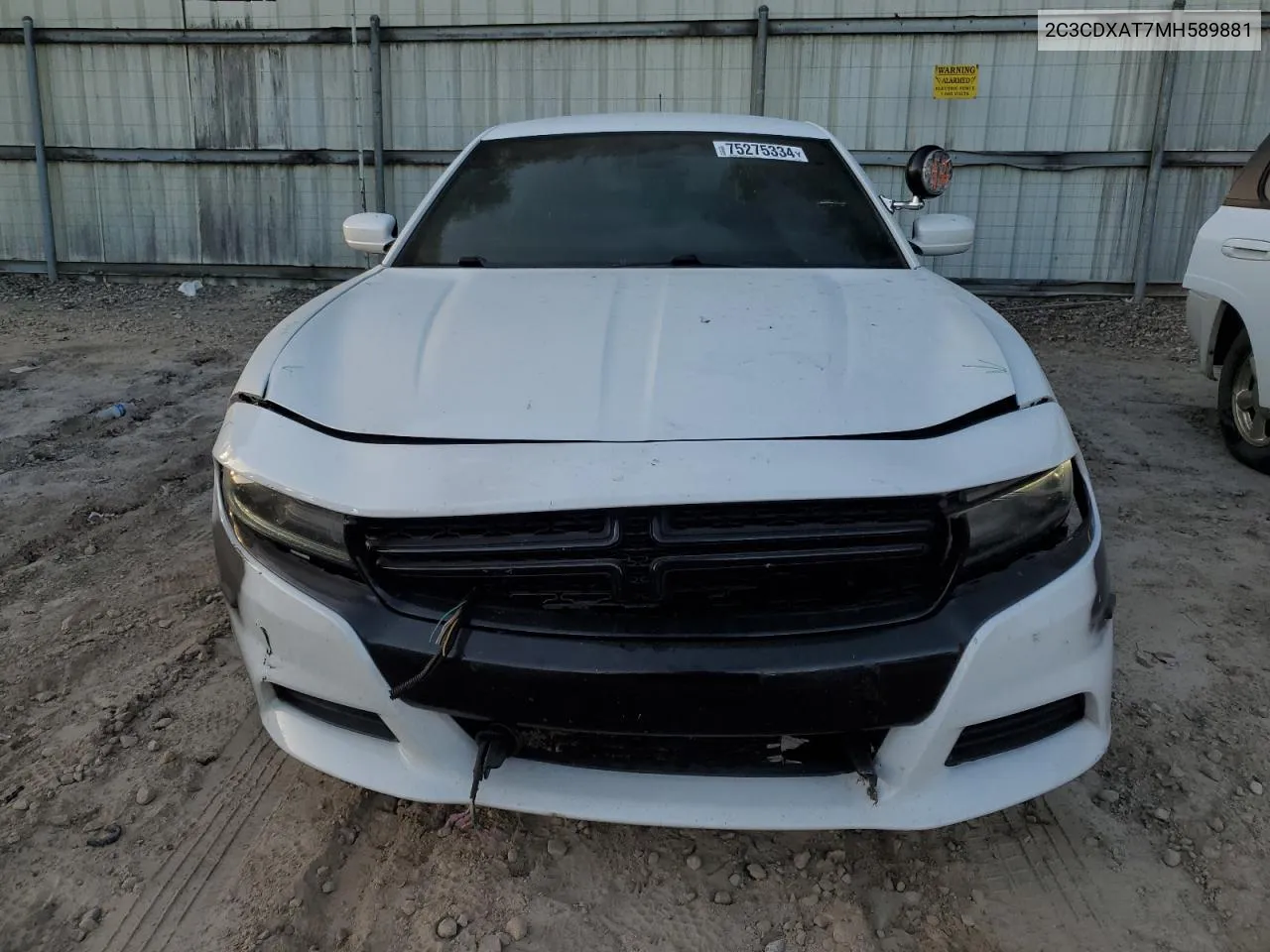 2021 Dodge Charger Police VIN: 2C3CDXAT7MH589881 Lot: 75275334