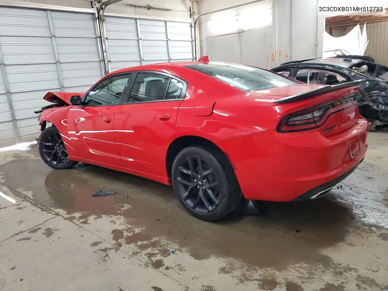 2021 Dodge Charger Sxt VIN: 2C3CDXBG1MH512733 Lot: 75702334