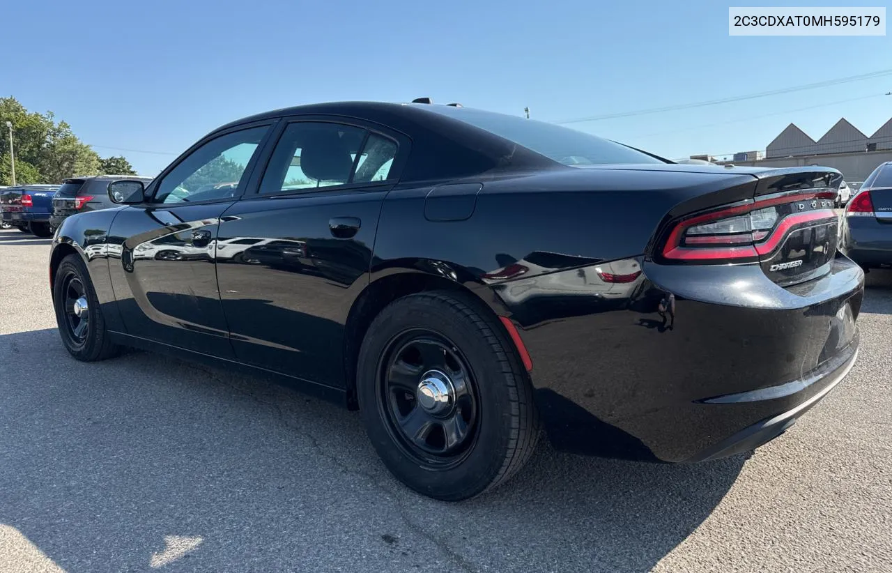 2021 Dodge Charger Police VIN: 2C3CDXAT0MH595179 Lot: 75731894