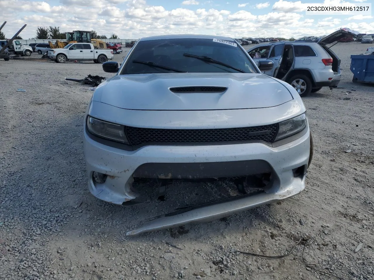 2021 Dodge Charger Gt VIN: 2C3CDXHG3MH612517 Lot: 75922464