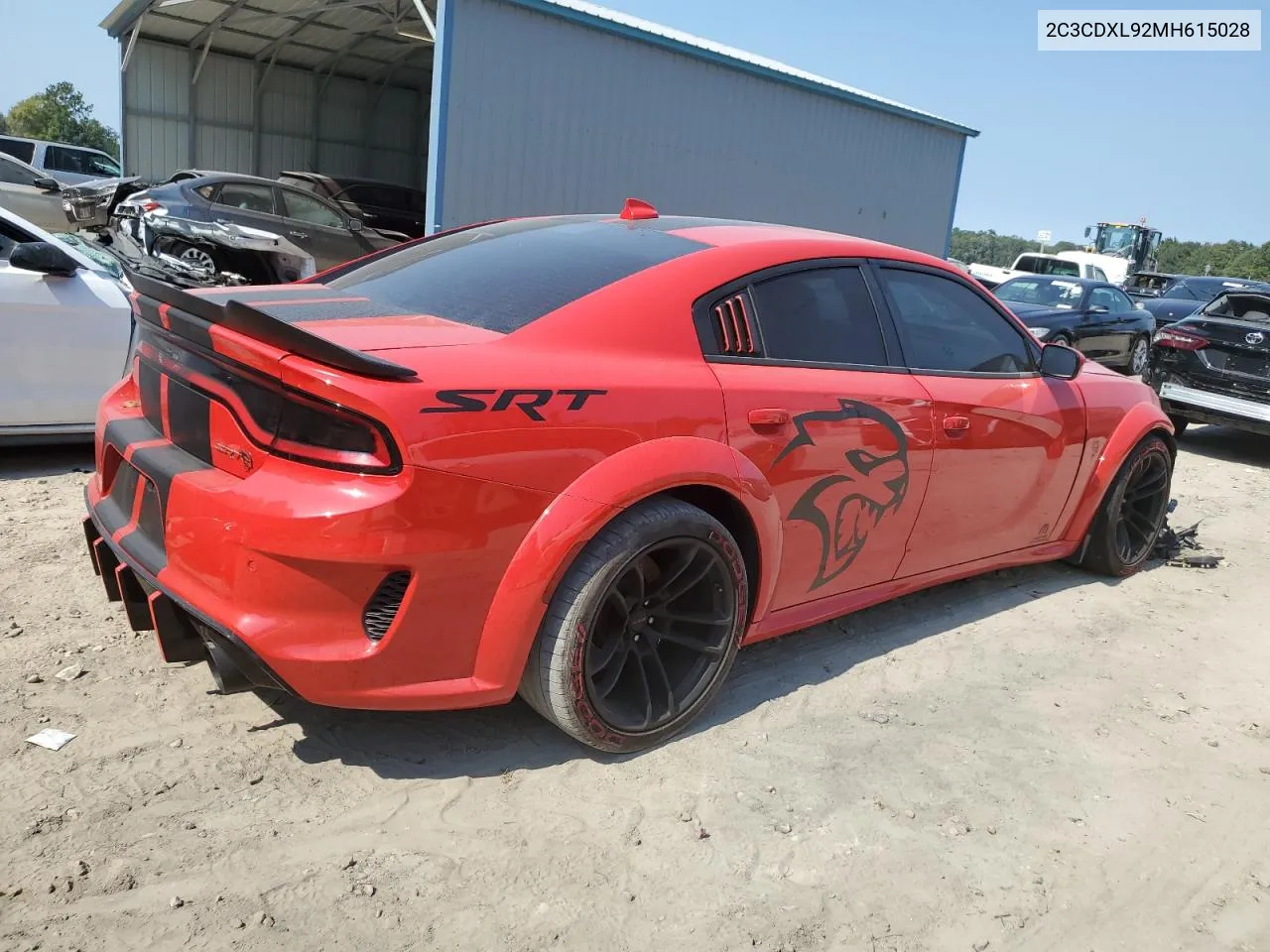 2021 Dodge Charger Srt Hellcat VIN: 2C3CDXL92MH615028 Lot: 76061024