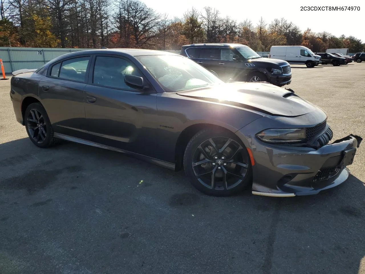 2021 Dodge Charger R/T VIN: 2C3CDXCT8MH674970 Lot: 76161034