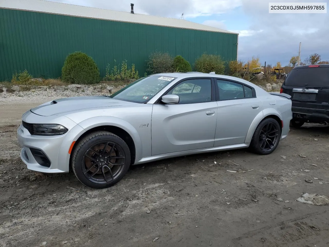 2021 Dodge Charger Scat Pack VIN: 2C3CDXGJ5MH597855 Lot: 76402524