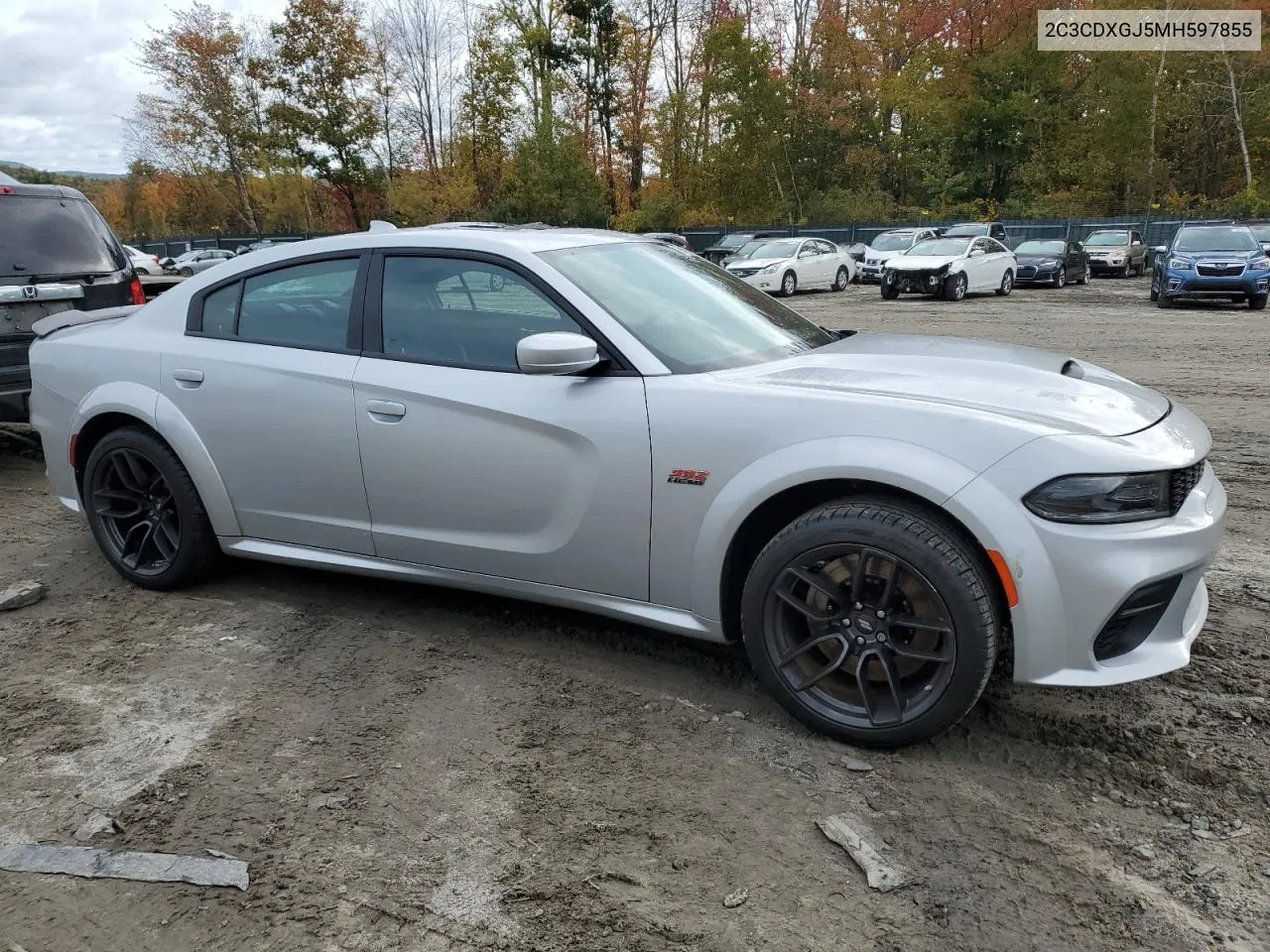 2021 Dodge Charger Scat Pack VIN: 2C3CDXGJ5MH597855 Lot: 76402524