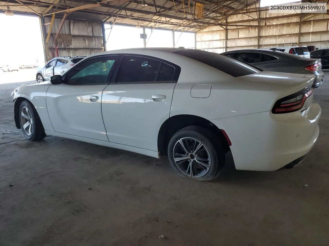 2021 Dodge Charger Sxt VIN: 2C3CDXBG3MH569970 Lot: 76592684