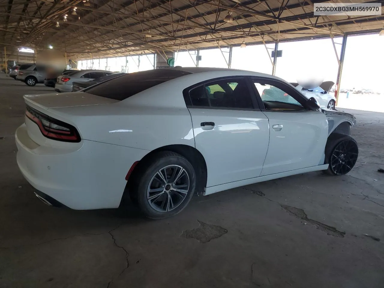 2021 Dodge Charger Sxt VIN: 2C3CDXBG3MH569970 Lot: 76592684