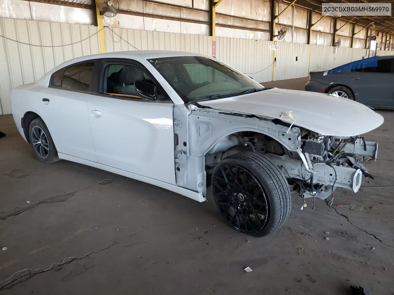 2021 Dodge Charger Sxt VIN: 2C3CDXBG3MH569970 Lot: 76592684