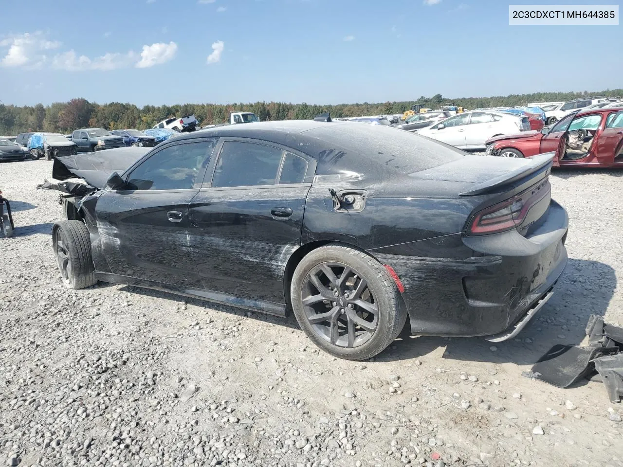 2021 Dodge Charger R/T VIN: 2C3CDXCT1MH644385 Lot: 76928204