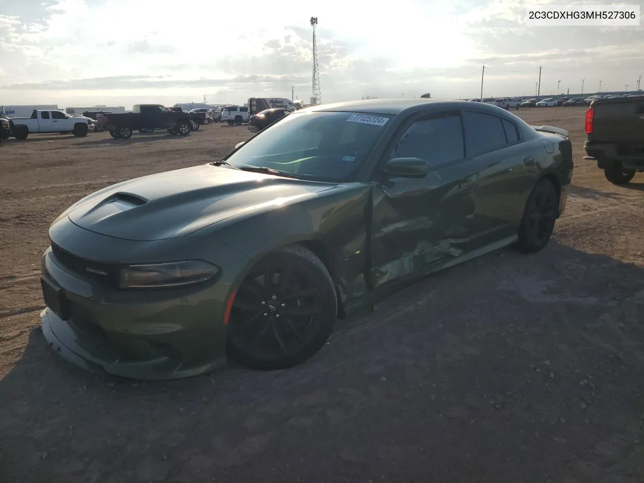 2021 Dodge Charger Gt VIN: 2C3CDXHG3MH527306 Lot: 77125724