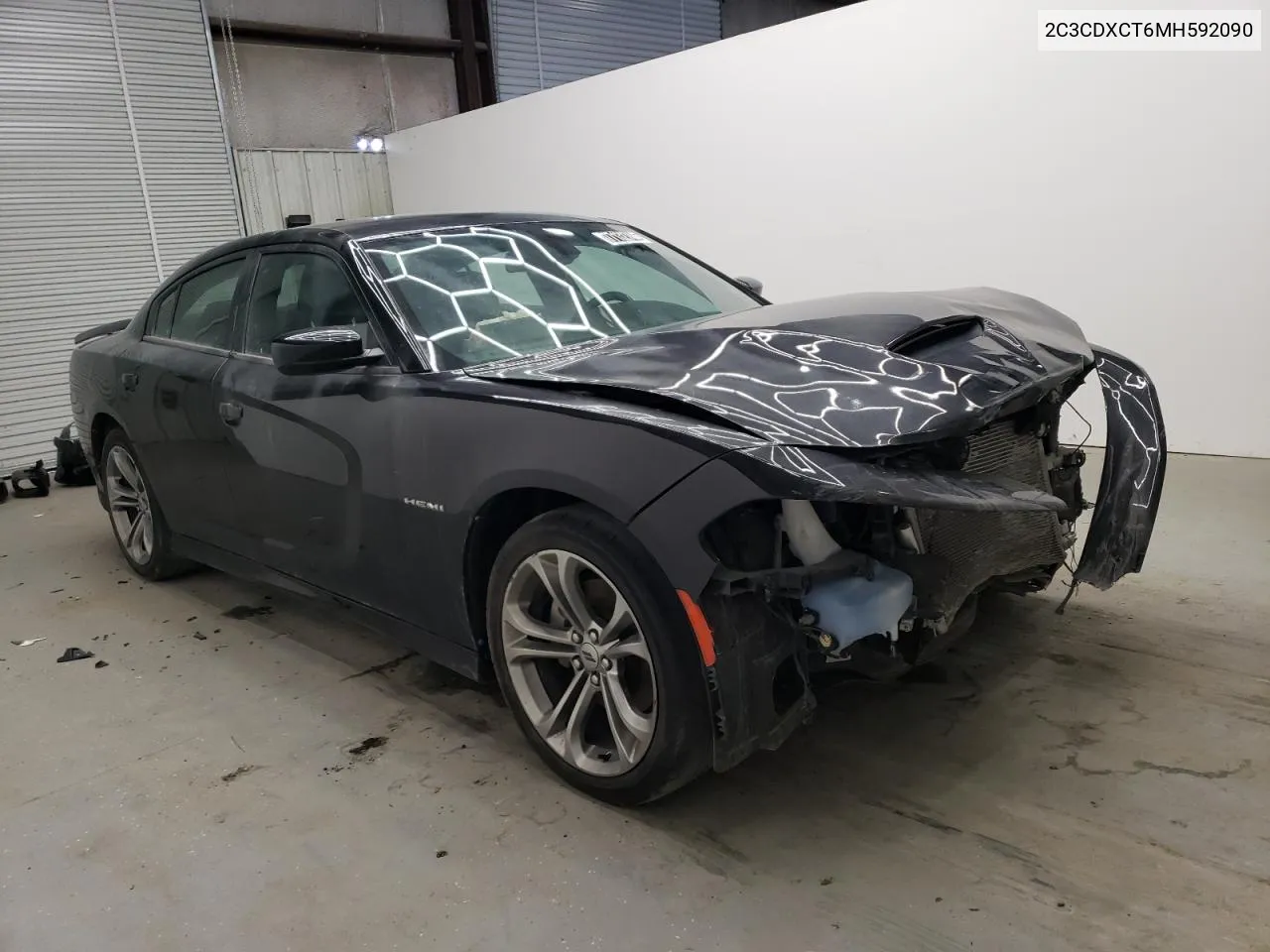 2021 Dodge Charger R/T VIN: 2C3CDXCT6MH592090 Lot: 77132744